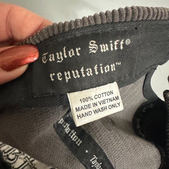 Official Taylor Swift Hat Reputation Stadium Tour Corduroy Baseball Cap brown - Picture 6 of 6